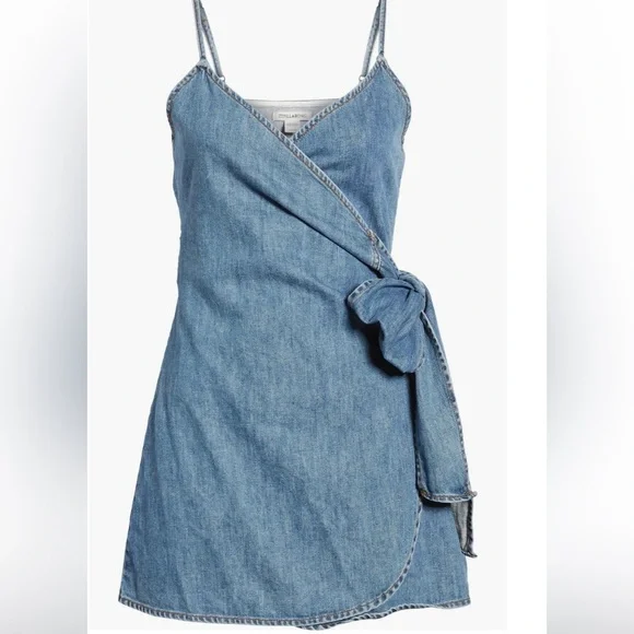 BillabongIsland WrapDenim Minidress8124